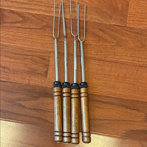 Restoration Hardware S’more skewers.